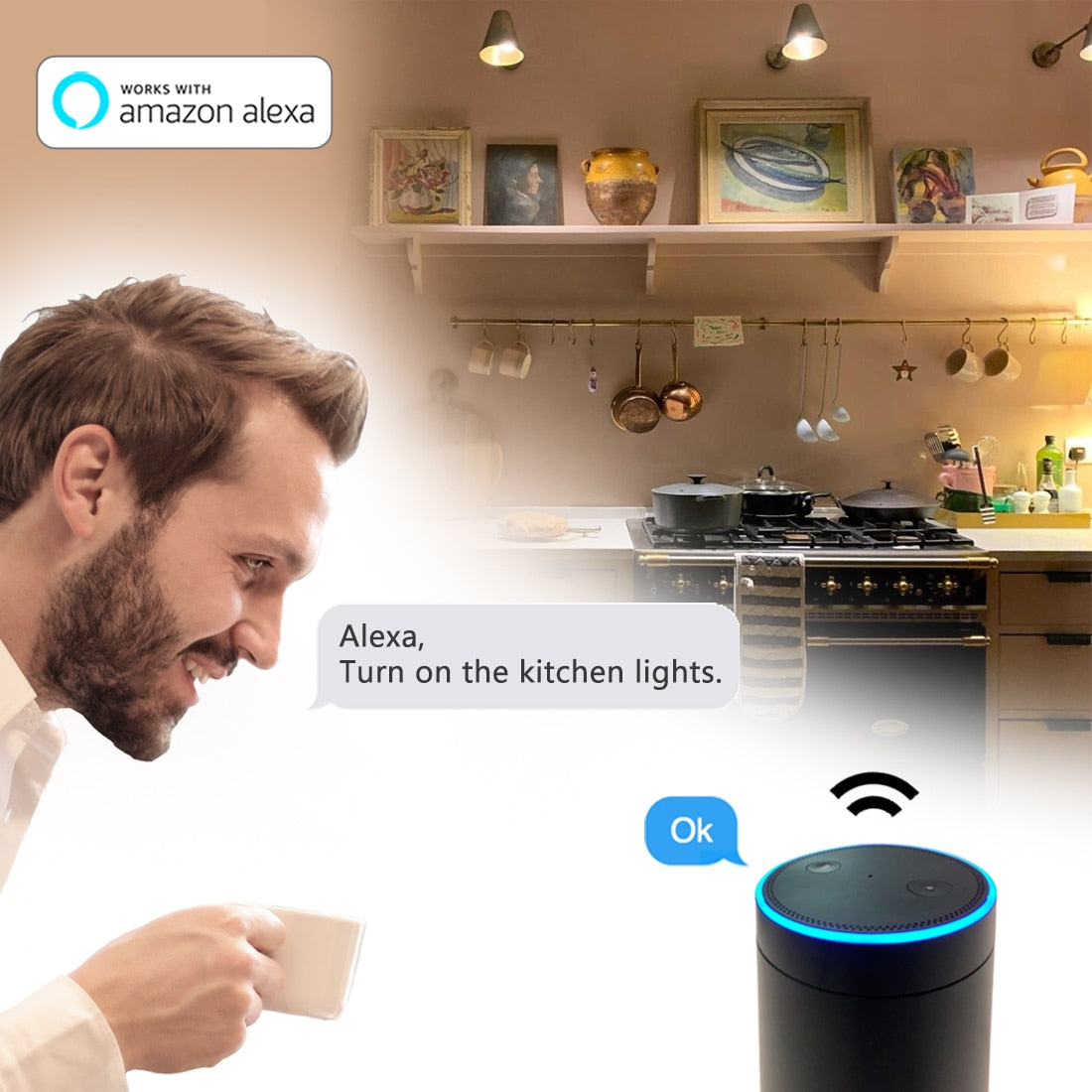 Bombilla LED inteligente RGB ahorro de energía, compatible con Alexa y app - Base E27 y B22, 10w y 18w ,control por bluetooth.