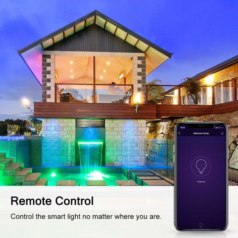 Foco LED WiFi GU10 regulable RGB con control por voz, aplicación y ahorro energético
