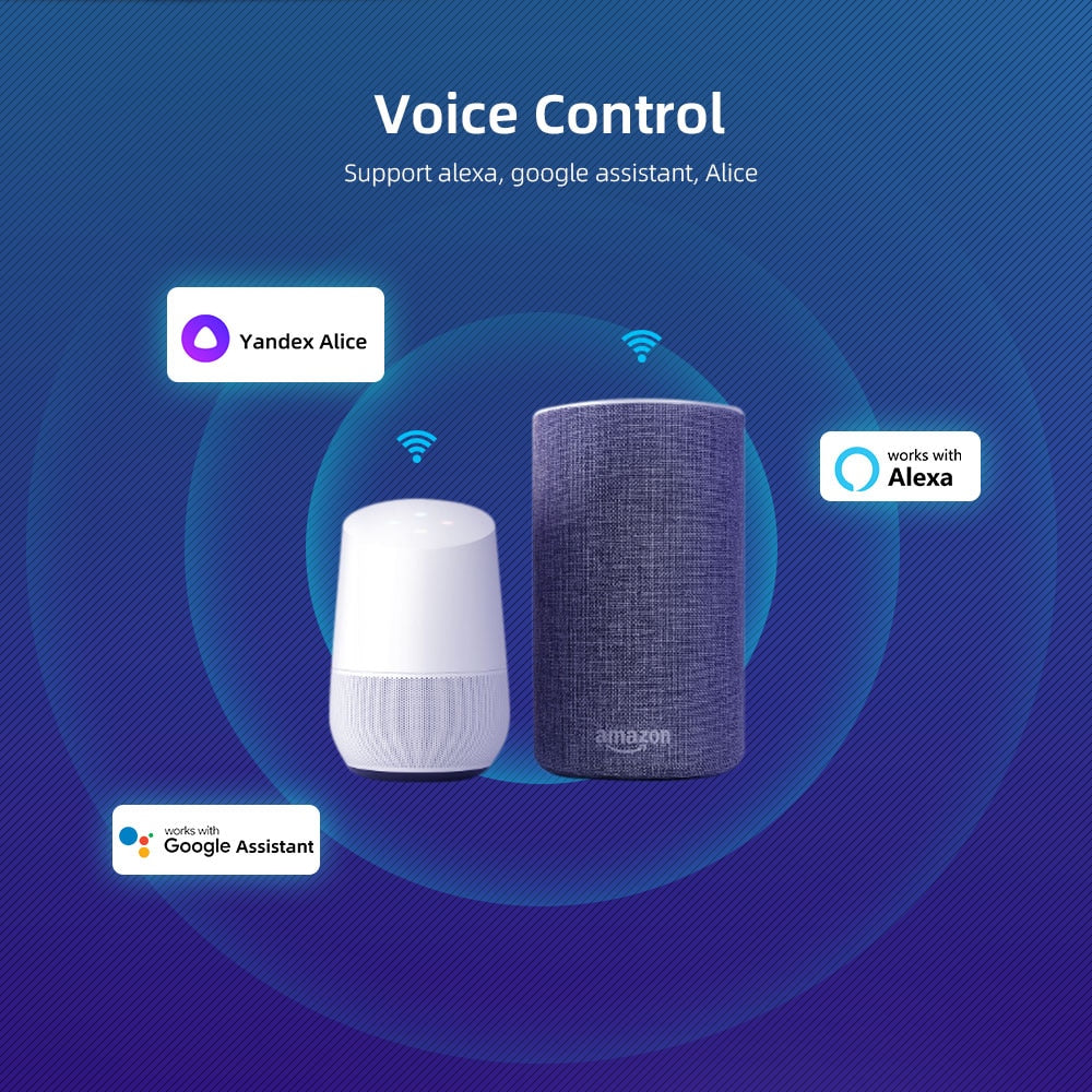 Bombilla LED inteligente tipo vela E14 RGB compatible con Alexa y Google Home y app Tuya.